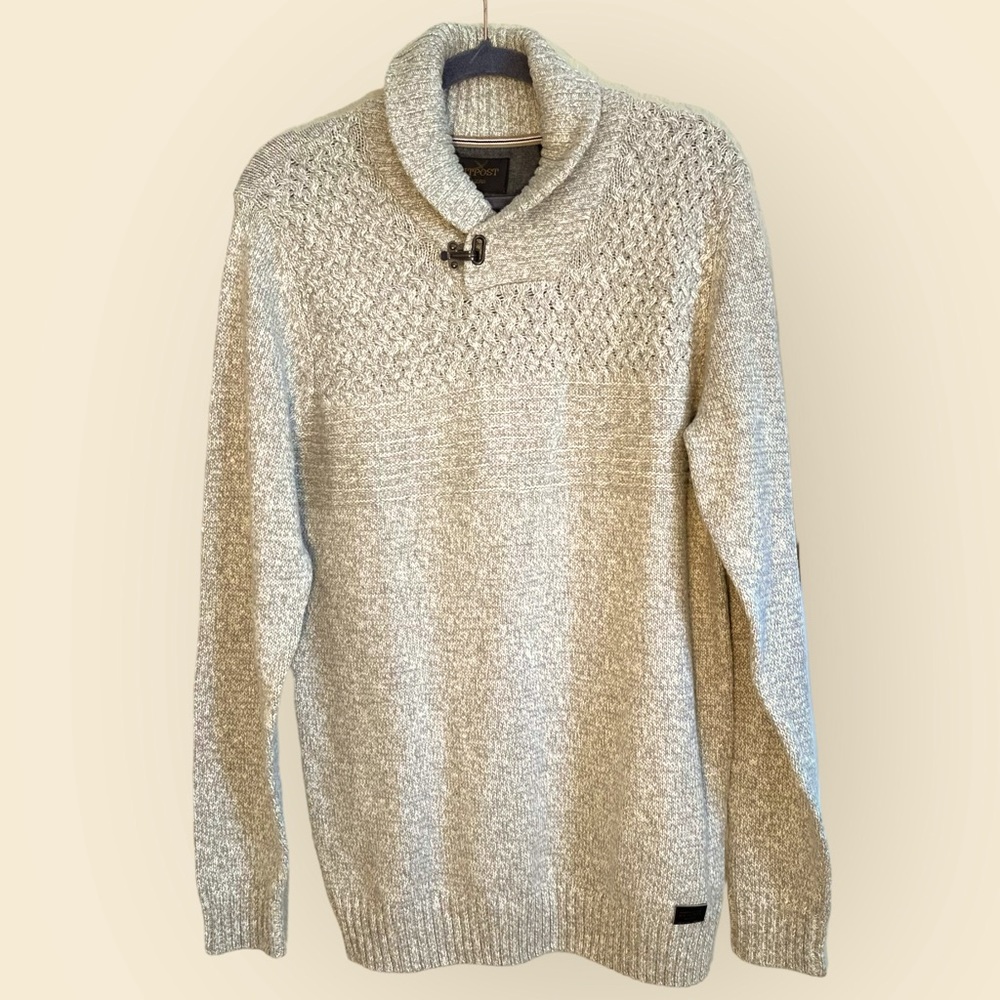 Outpost Makers by Buckle‎ Brand NWOT sz med men’s cableknit long sleeve sweater